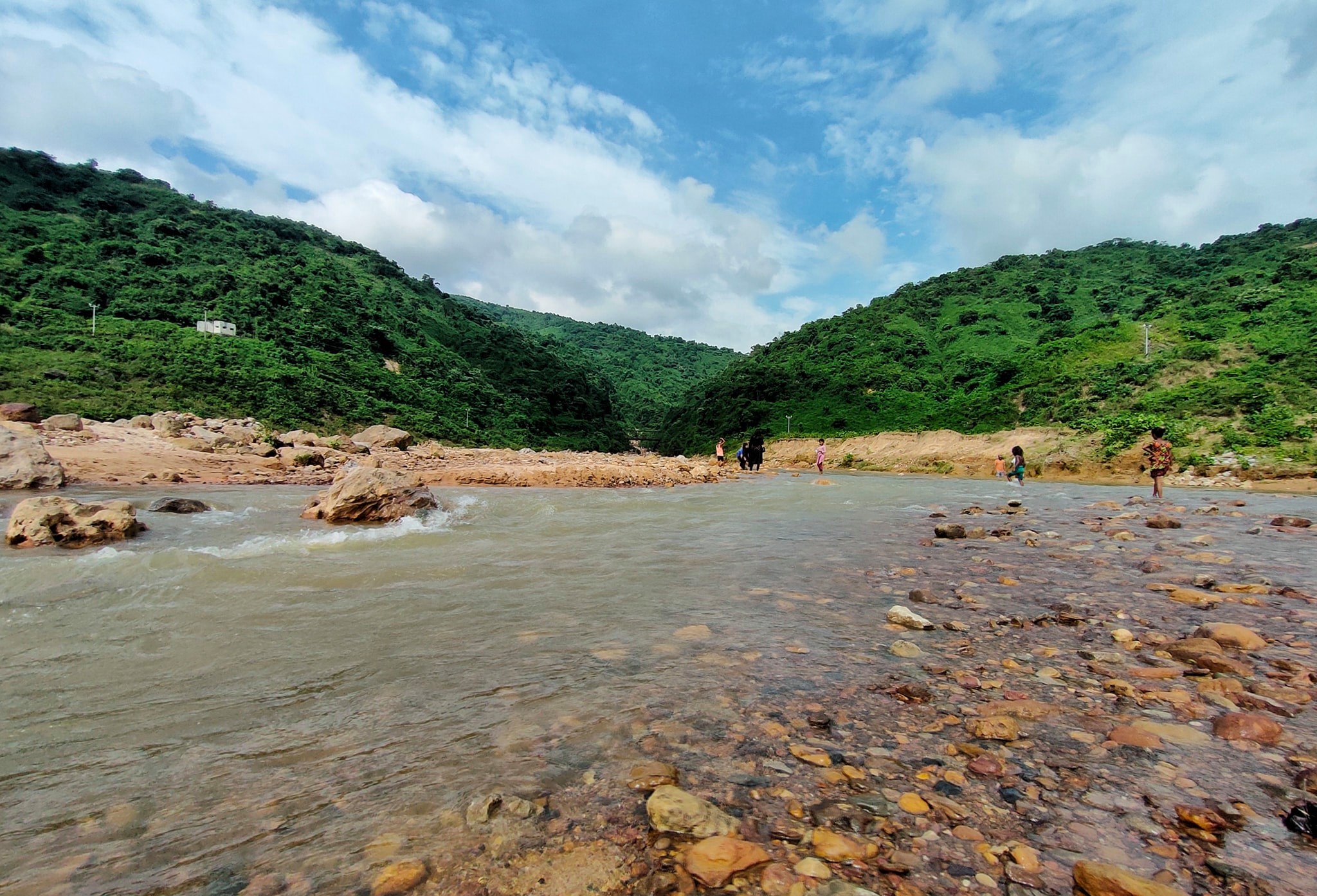 Water in teker ghat